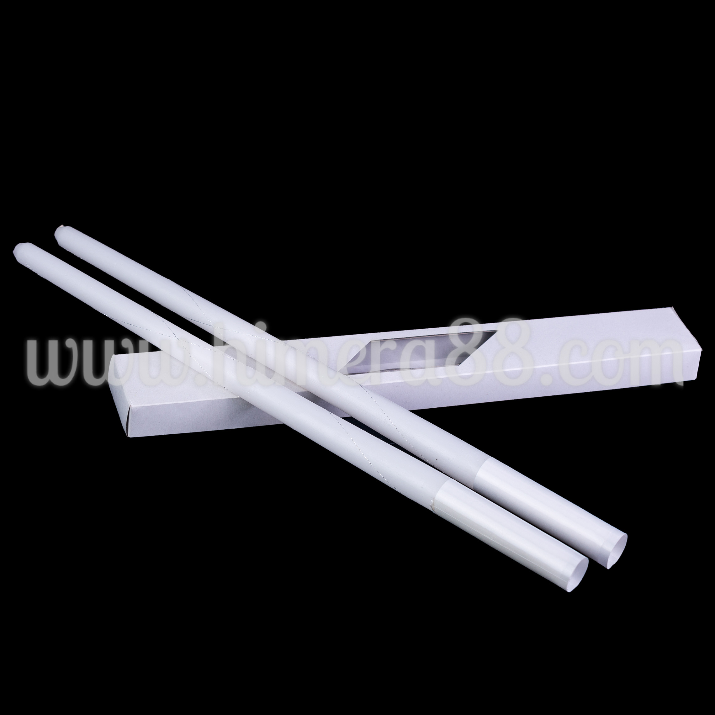 Ритуални свещи к-т 45cm №6 Silver - изглед 1
