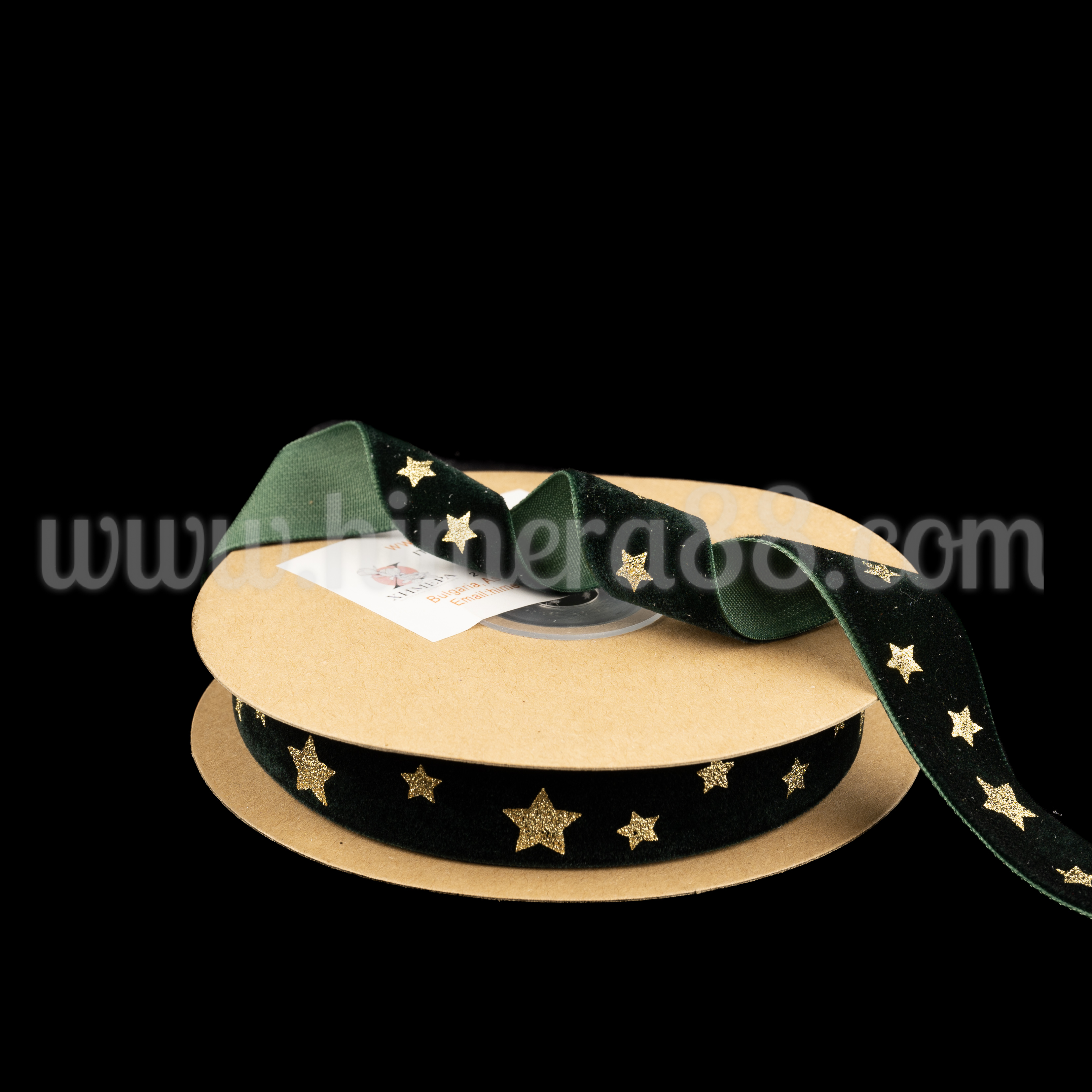 Панделка Кадифе Gold Star 2cm/10y - изглед 3