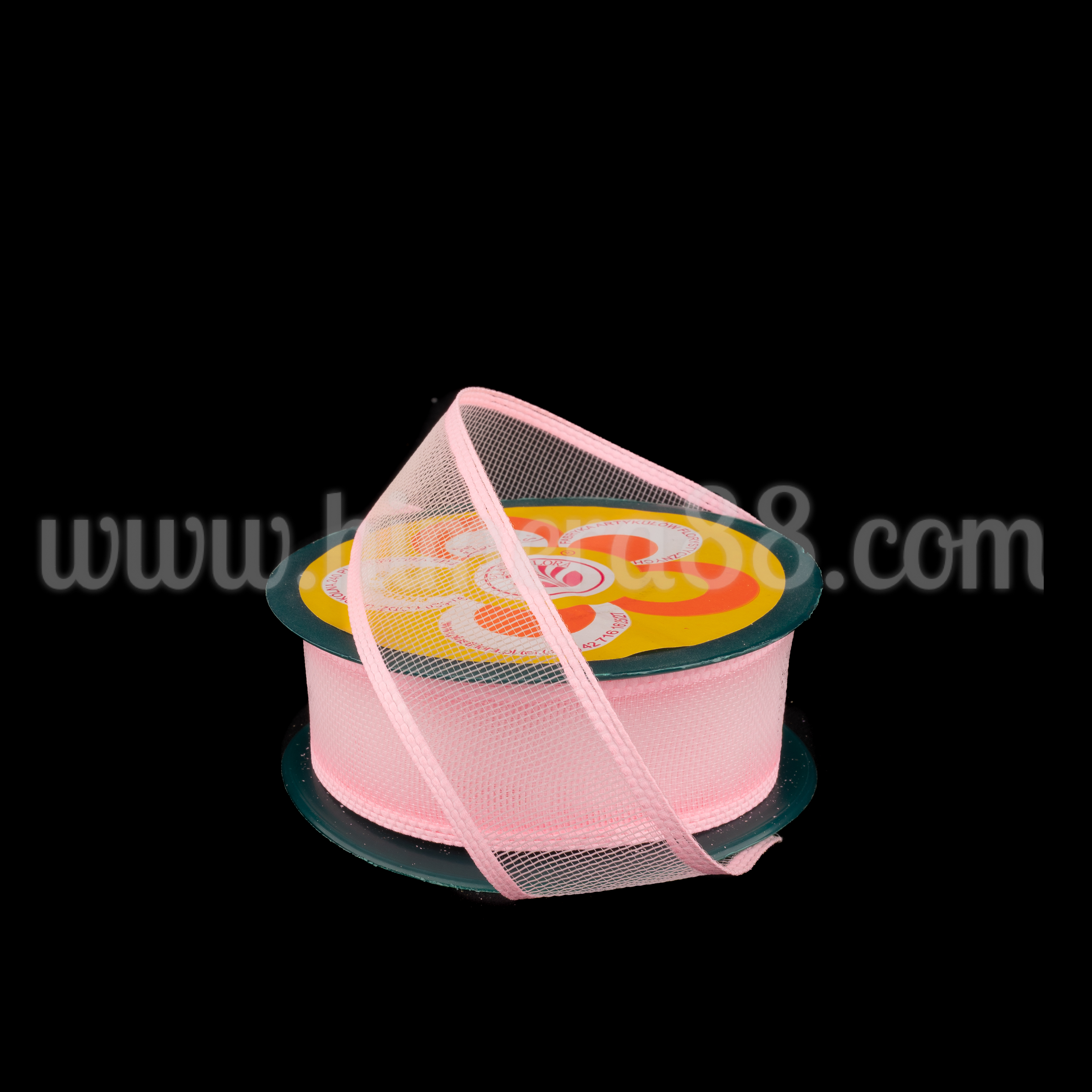 Кордена панделка с кант 4СМ/10М Candy Pink - изглед 1