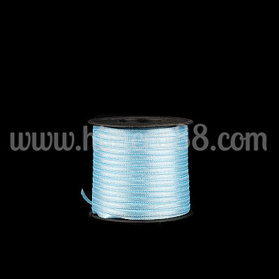 Сатен лента 0.3cm/100m Baby Blue