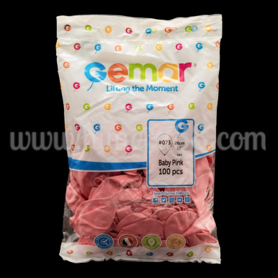 Балони GEMAR G90 100БР BABY PINK