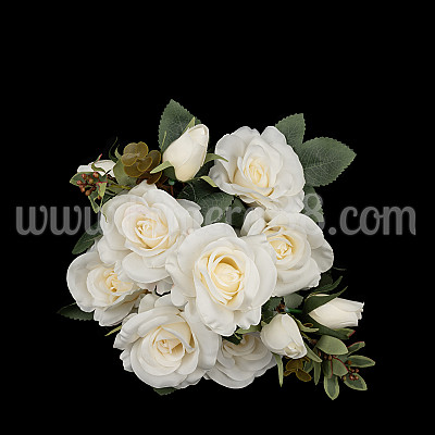 Букет рози Gloria Dei 8.5cm/9стр Ecru