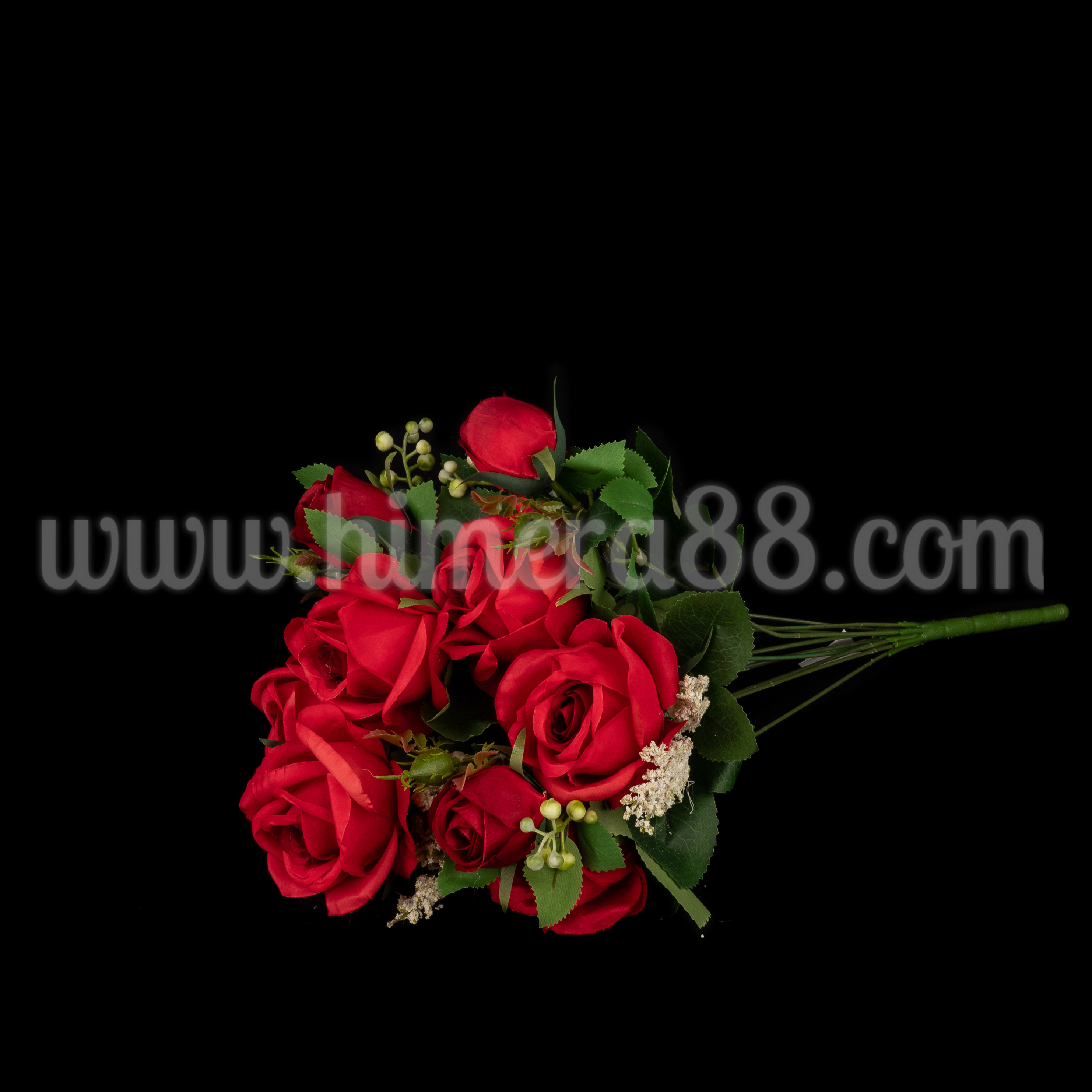 Букет рози Erotica 8cm/12стр Red - изглед 2