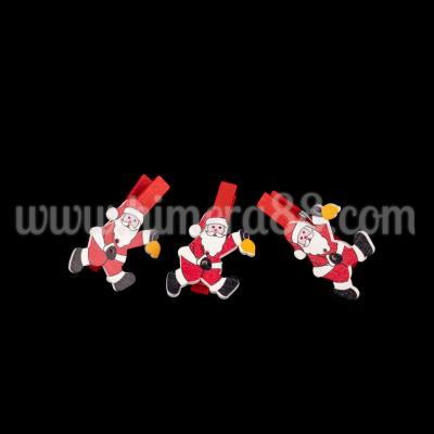 Коледни щипки Santa Claus 6БР