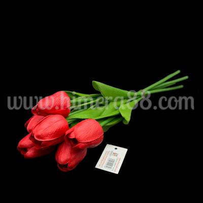 Букет лалета 6БР SOFT TOUCH RED