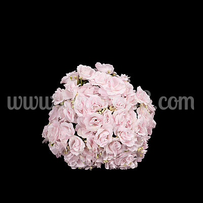 Букет малка роза Roxy 4cm/54бр Pink