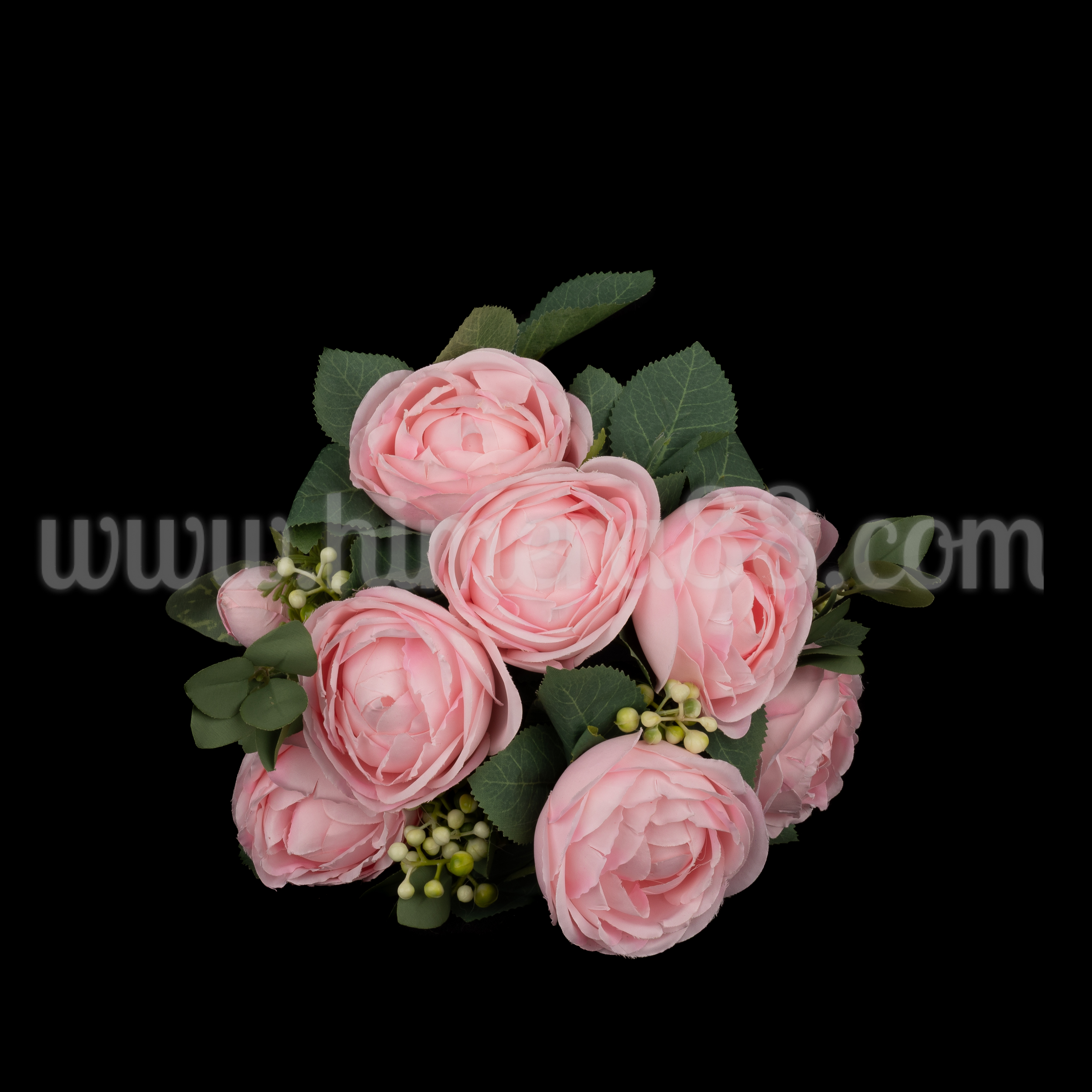 Букет рози Floribunda 8см/12стр Pink - изглед 2