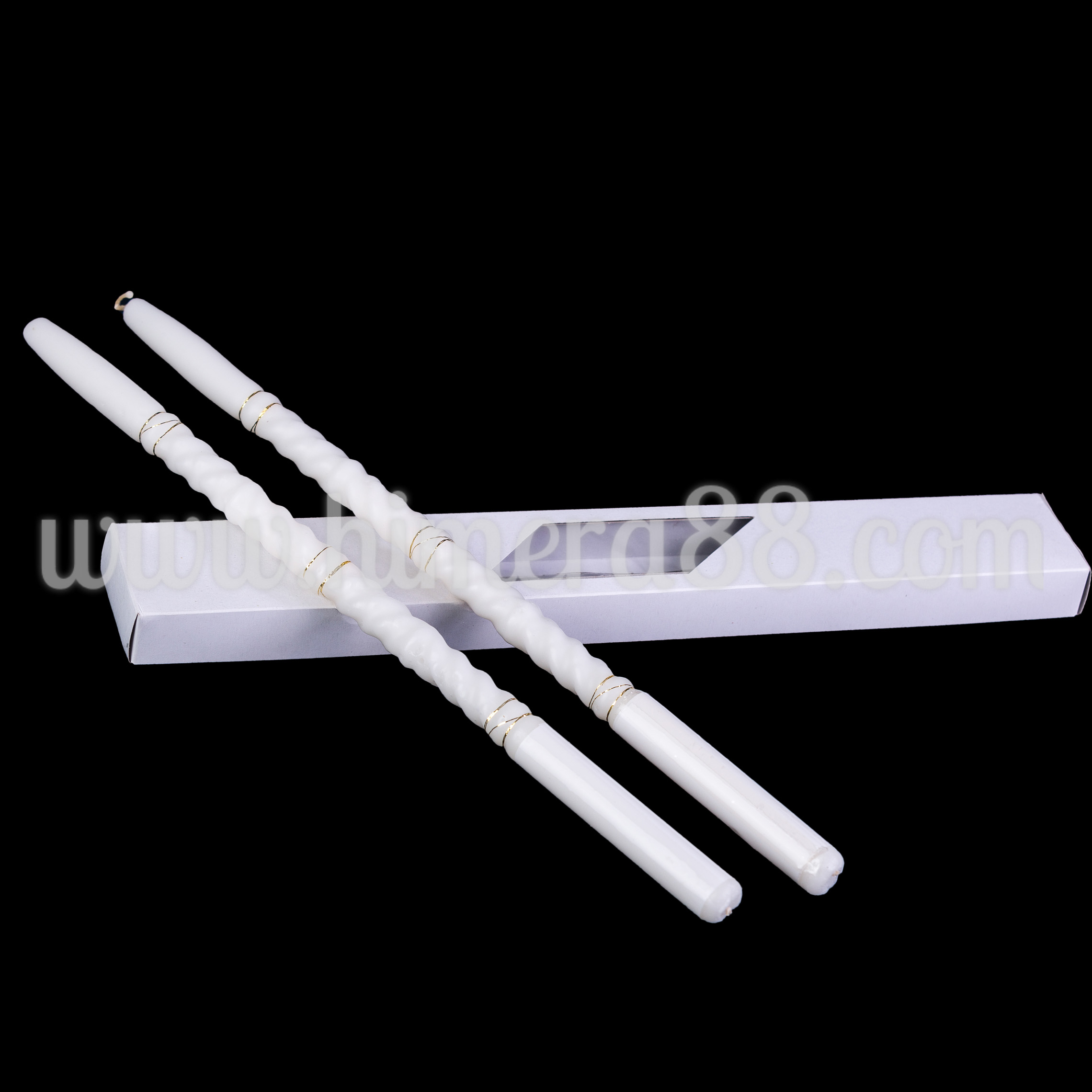 Ритуални свещи к-т 40см №11 Gold - изглед 1