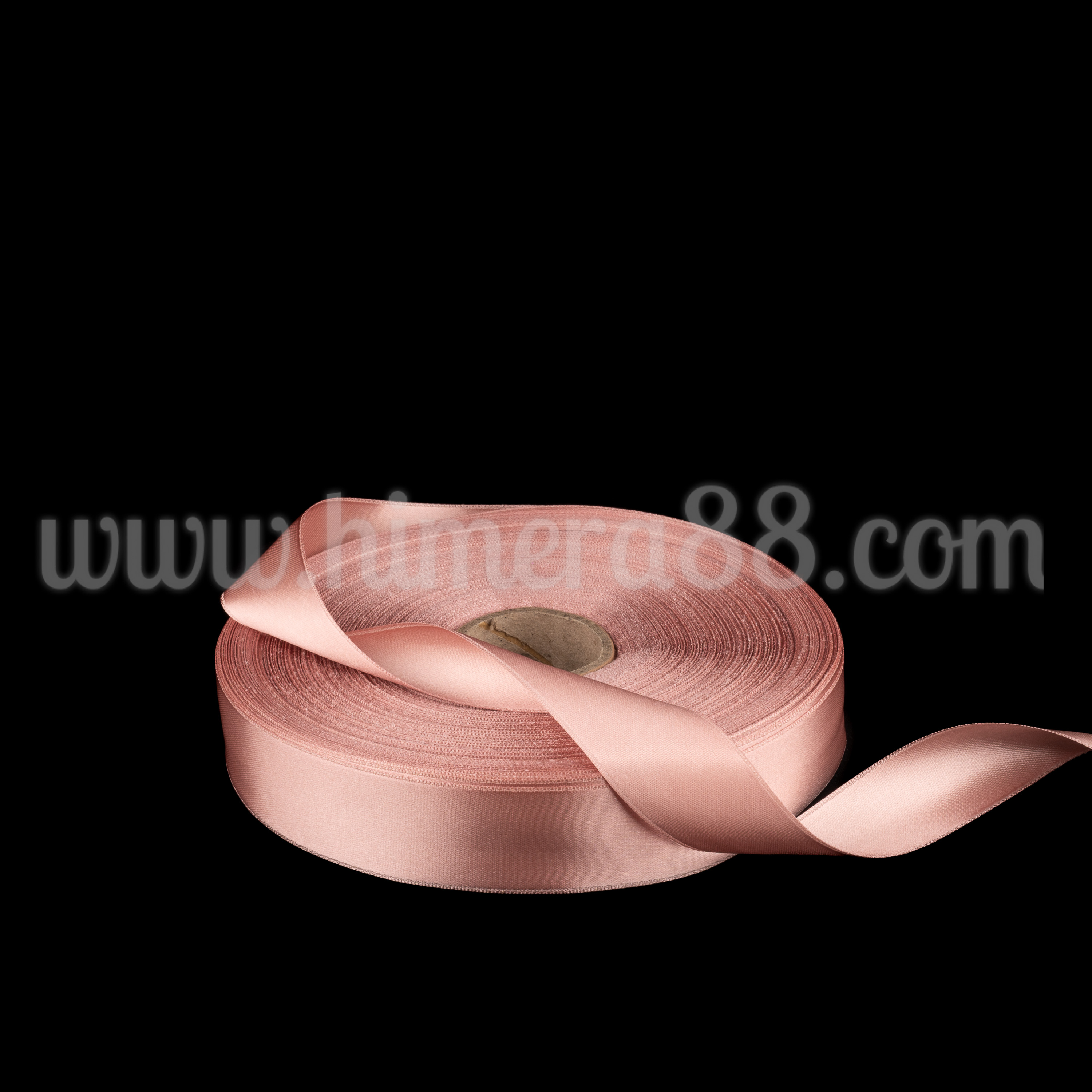 Сатен лента 3 cm / 100 m Ash Rose - изглед 1