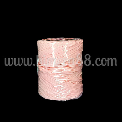 Едноцветна Рафия 1см/200М Pink Powder