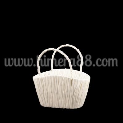 Овална кошница Handbag White