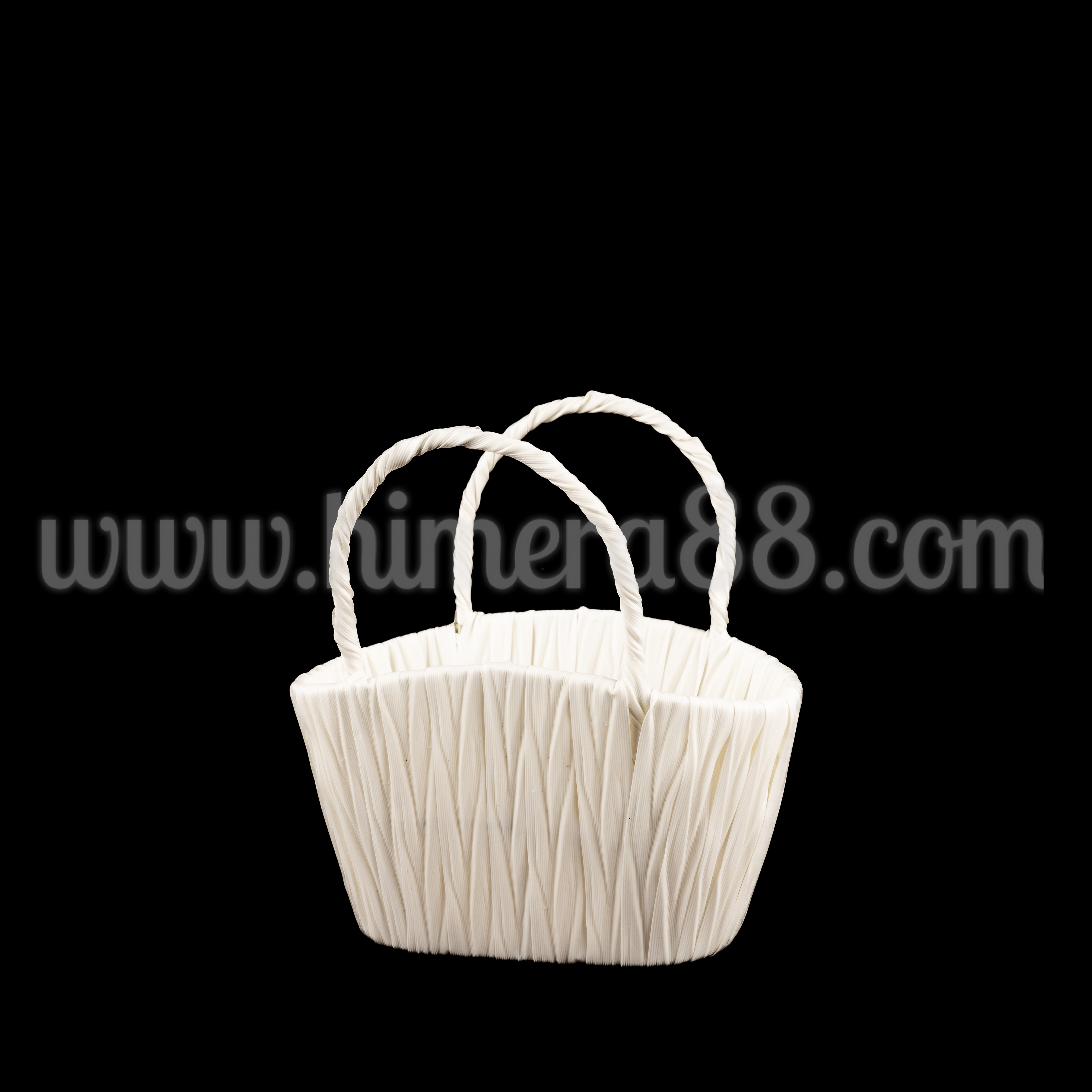 Овална кошница Handbag White - Химера 88 Овална кошница Handbag White