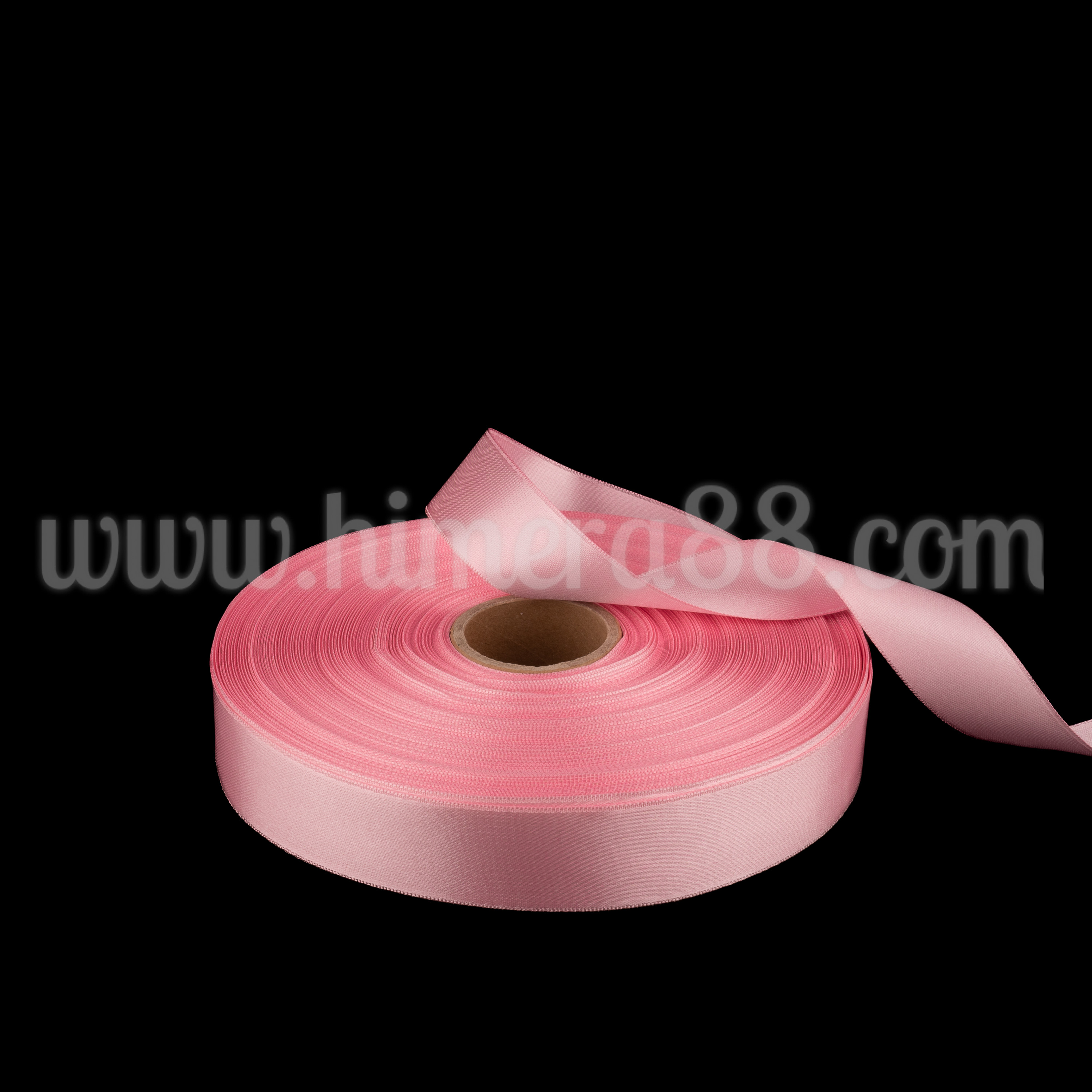 Сатен лента 3 cm / 100 m Baby Pink - изглед 1