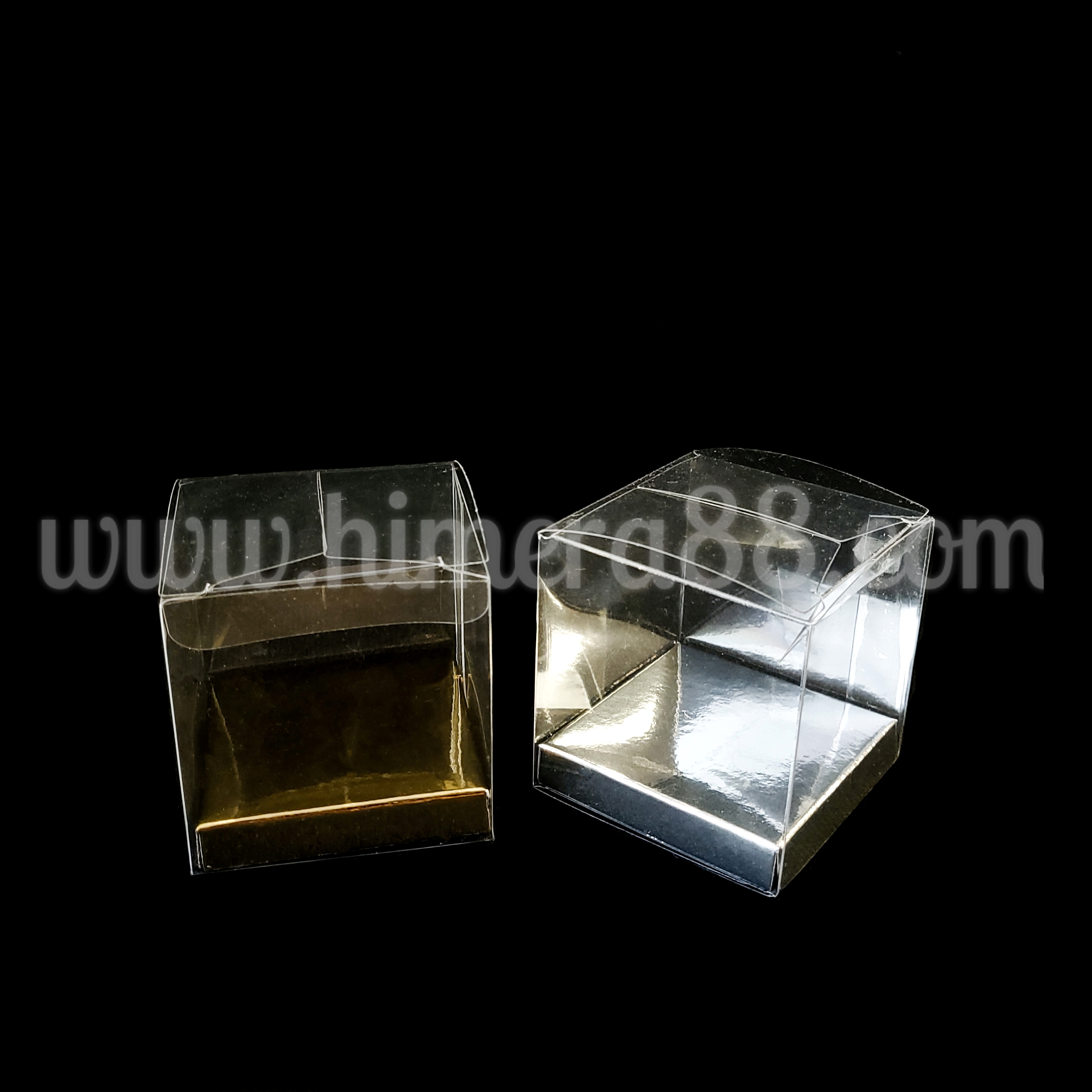 Прозрачна кутия 5см*5см GOLD