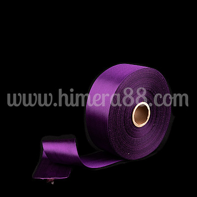 Сатинирана лента 6 cm / 100 m Dark Purple