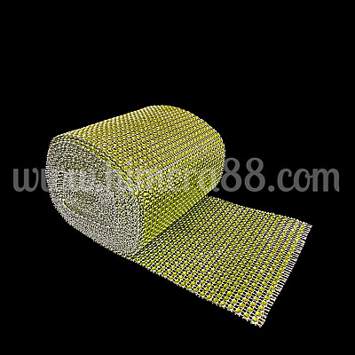 Декоративна лента камъни 12cm/10y Army Green