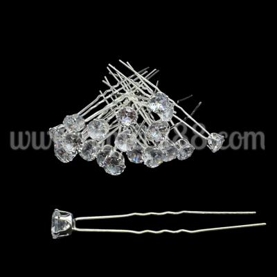 Бижу за коса Фуркети Diamond 1см/20БР №9