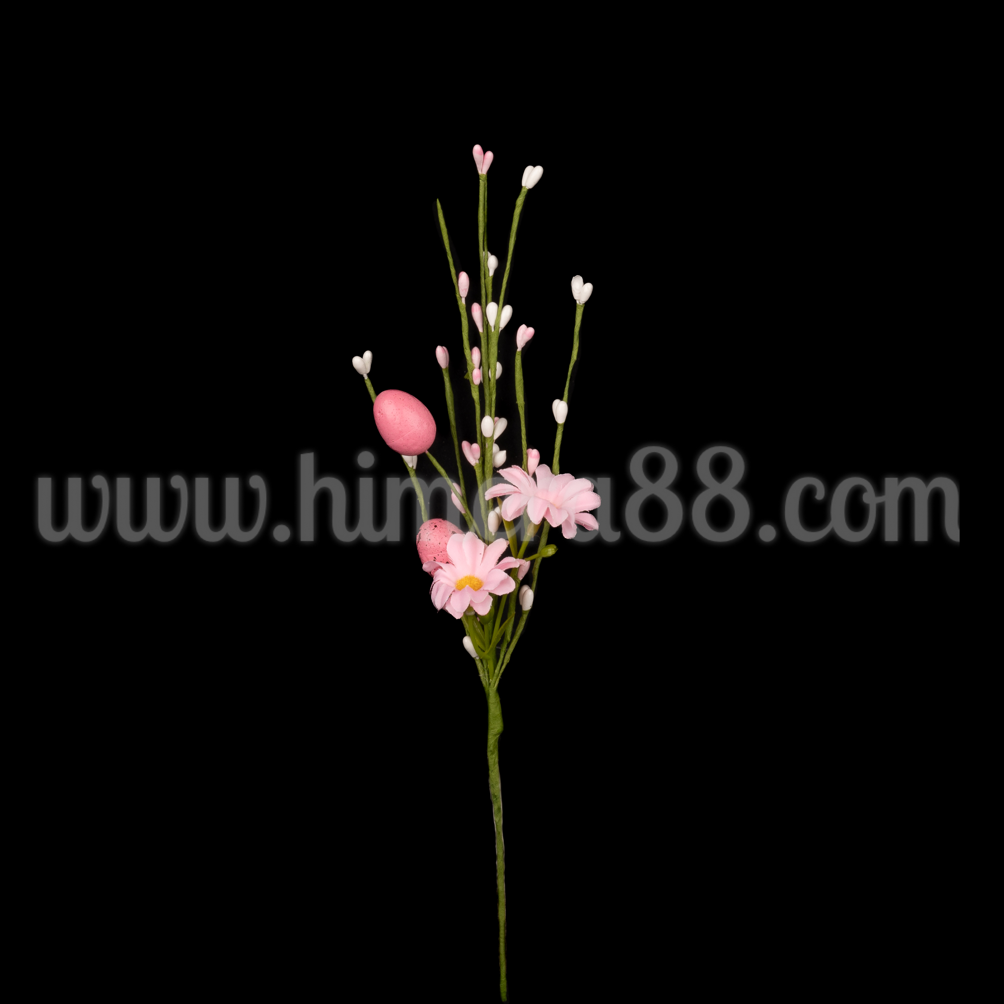Великденска клонка Pink Flowers 35см - изглед 3