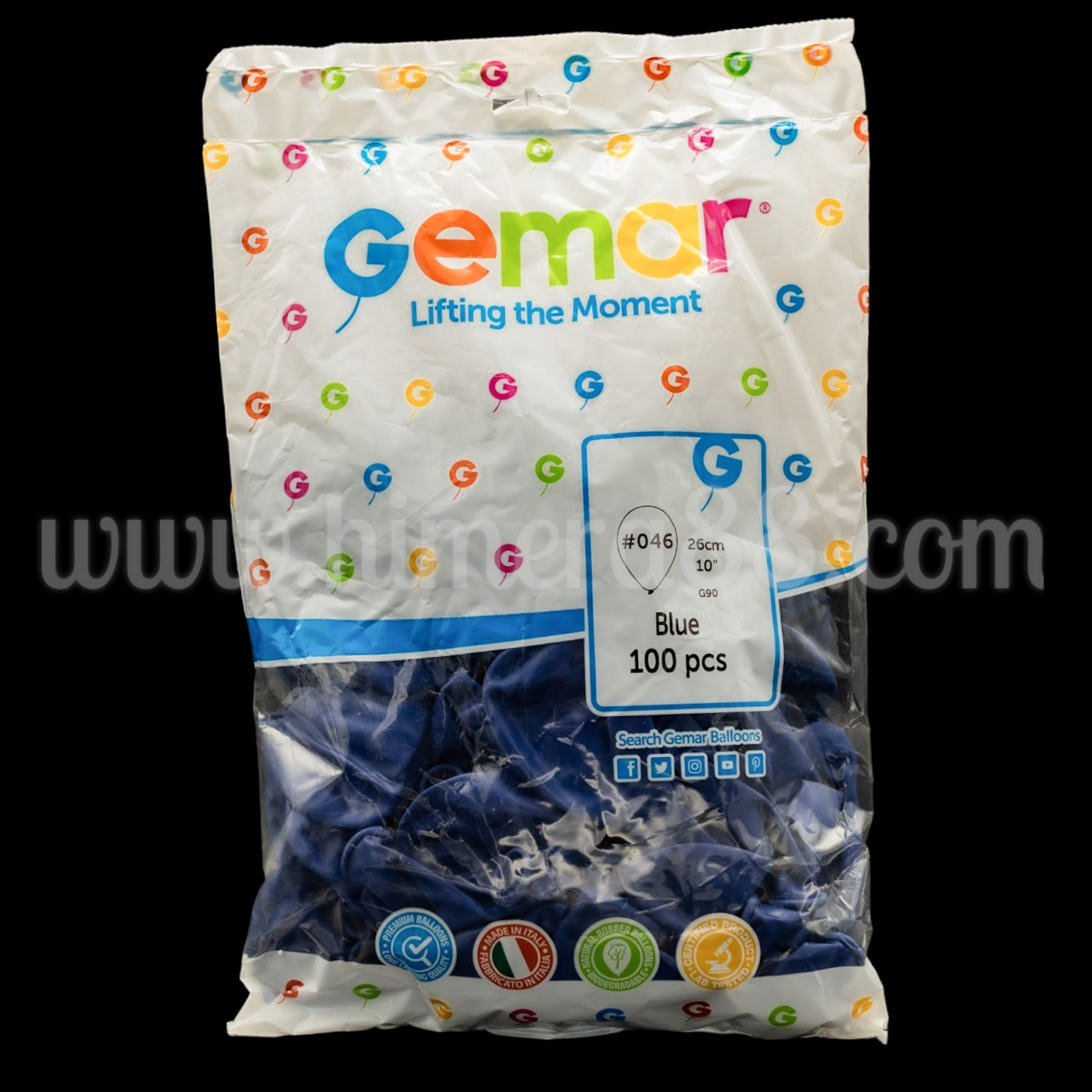 Балони GEMAR G90 100БР DARK BLUE