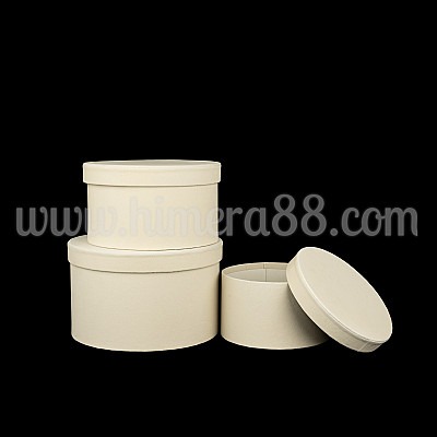 Кутии кръг 3БР Ecru Velvet