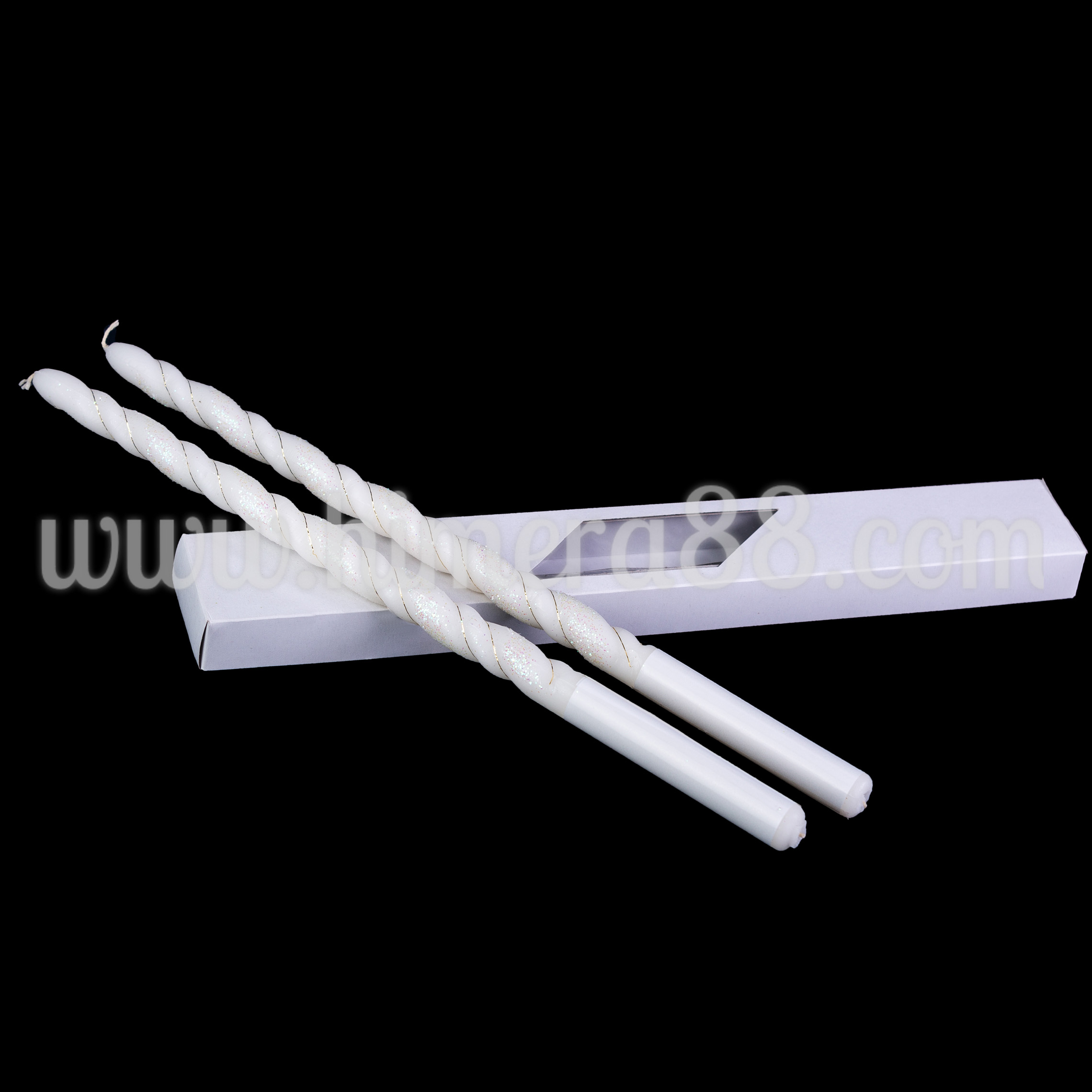 Ритуални свещи к-т 40см №8 Gold - изглед 1