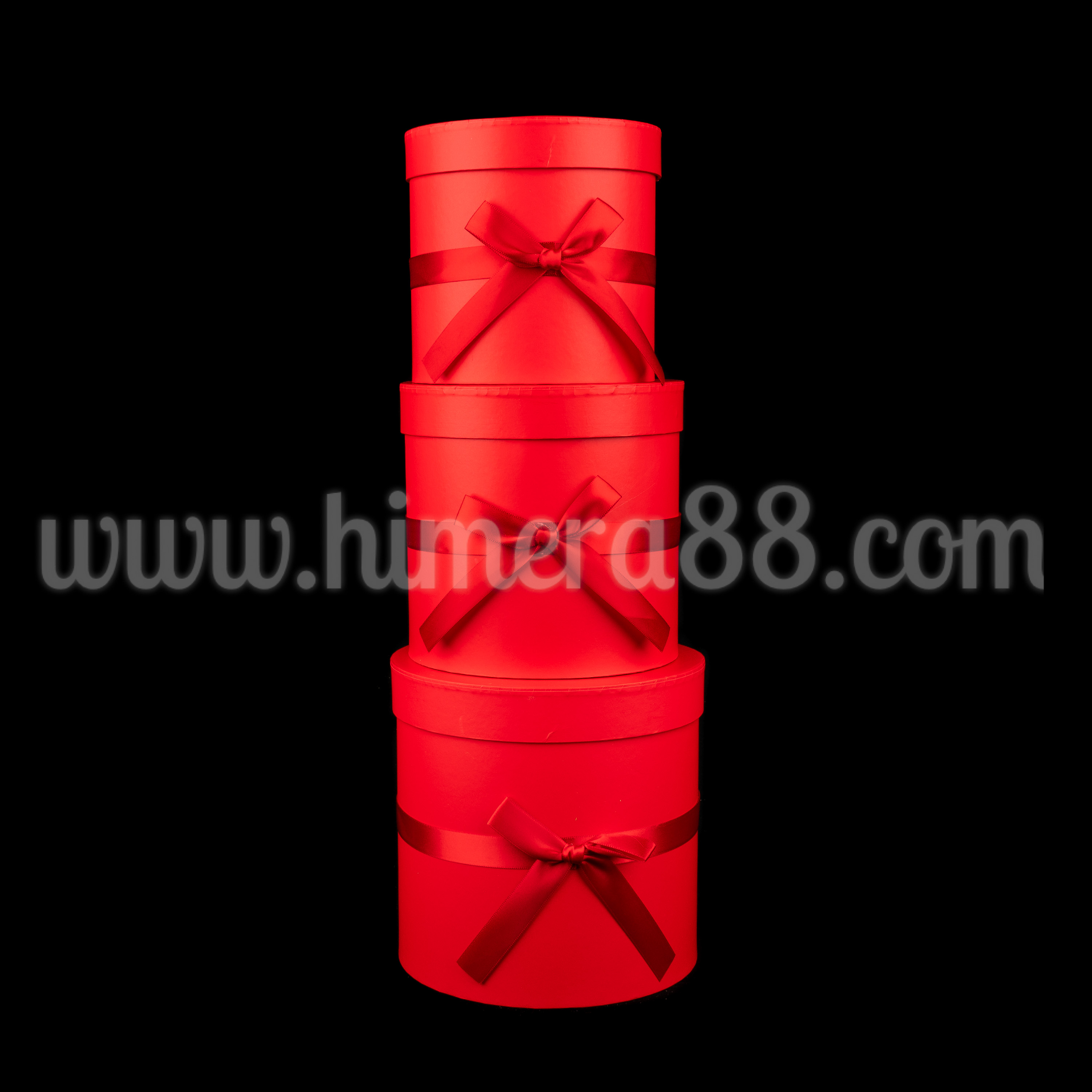 Кутии цилиндър 3БР Red Ribbon - изглед 3