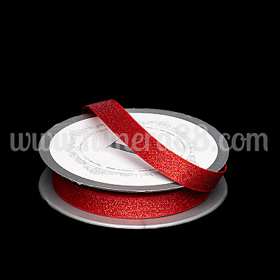 Панделка ТАФТА ЛАМЕ 1.5СМ/10М RED