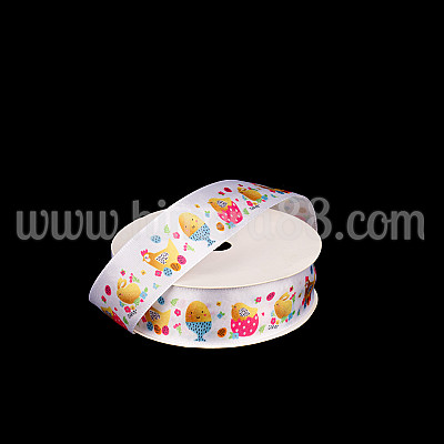 Великденска панделка 2.5см/10y White