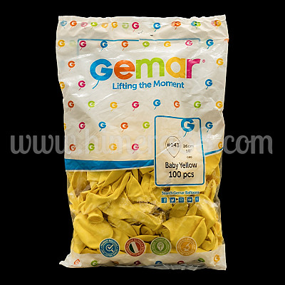 Балони GEMAR G90 100БР BABY YELLOW