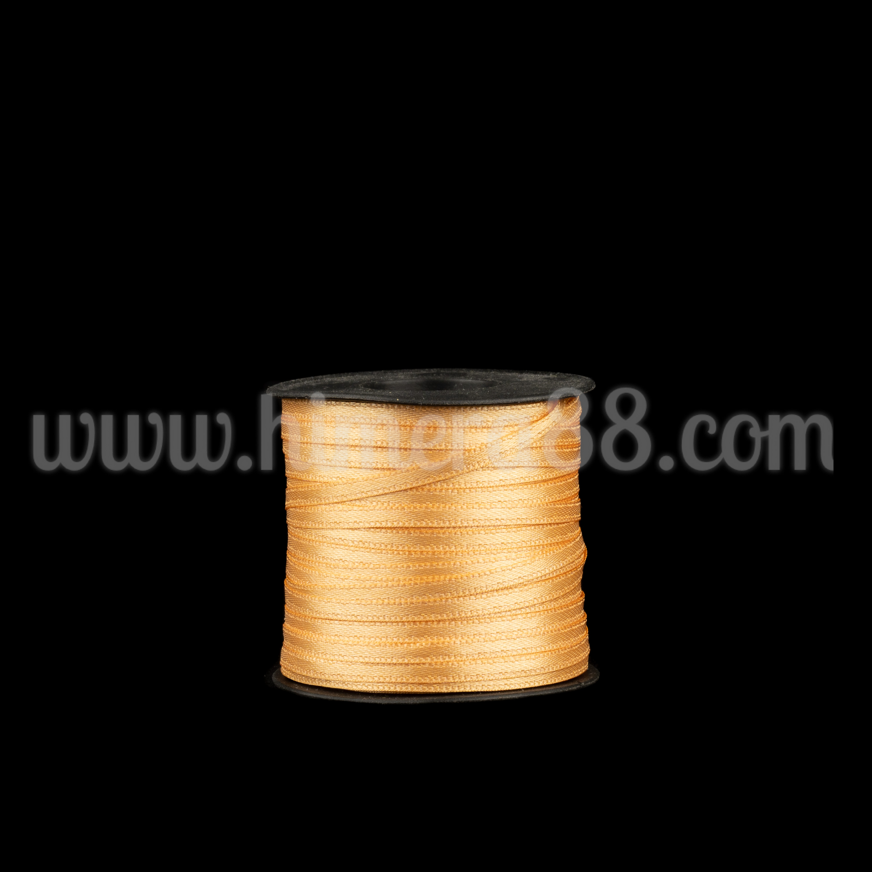 Сатен лента 0.3cm/100m Gold - изглед 1