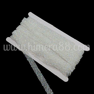 Силиконова лента Камъни 2cm/10y White