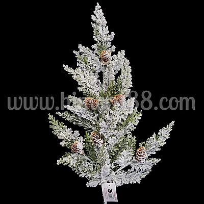 Заснежен кипарис със шишарки WHITE