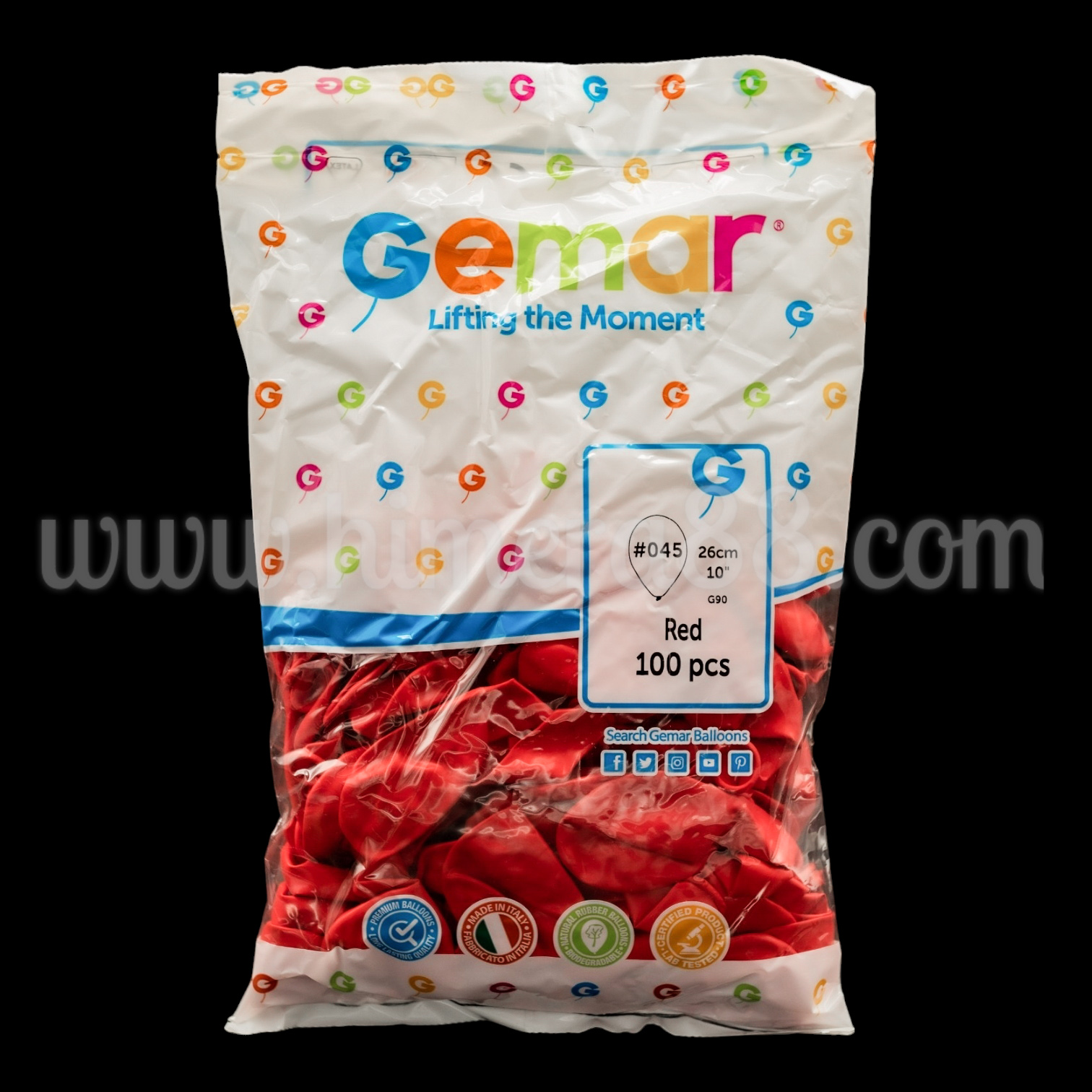 Балони GEMAR G90 100БР RED 