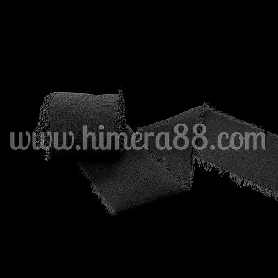 Копринена панделка 4см/5м Black