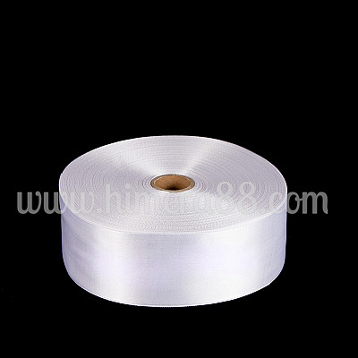 Сатинирана лента 6 cm / 100 m White
