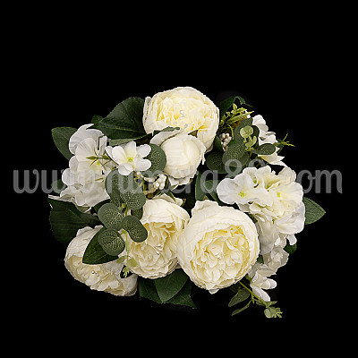 Букет божури LUX ECRU