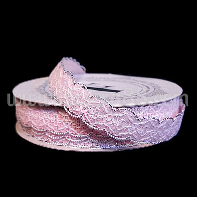 Панделка LACE PINK 1.5CM/10M