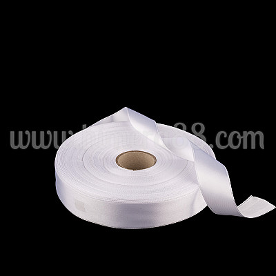 Сатен лента 3cm / 100m White