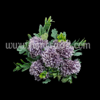 Букет мини хризантема 5см/5бр Purple