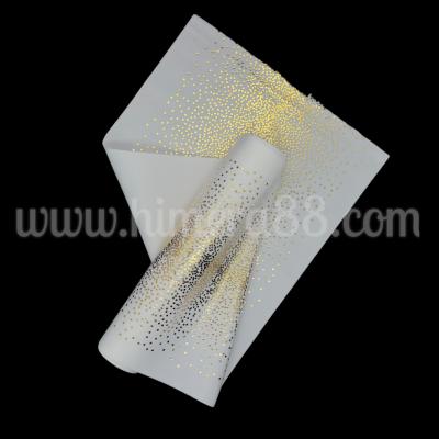Бял плюш Gold Dot 28cm/3y
