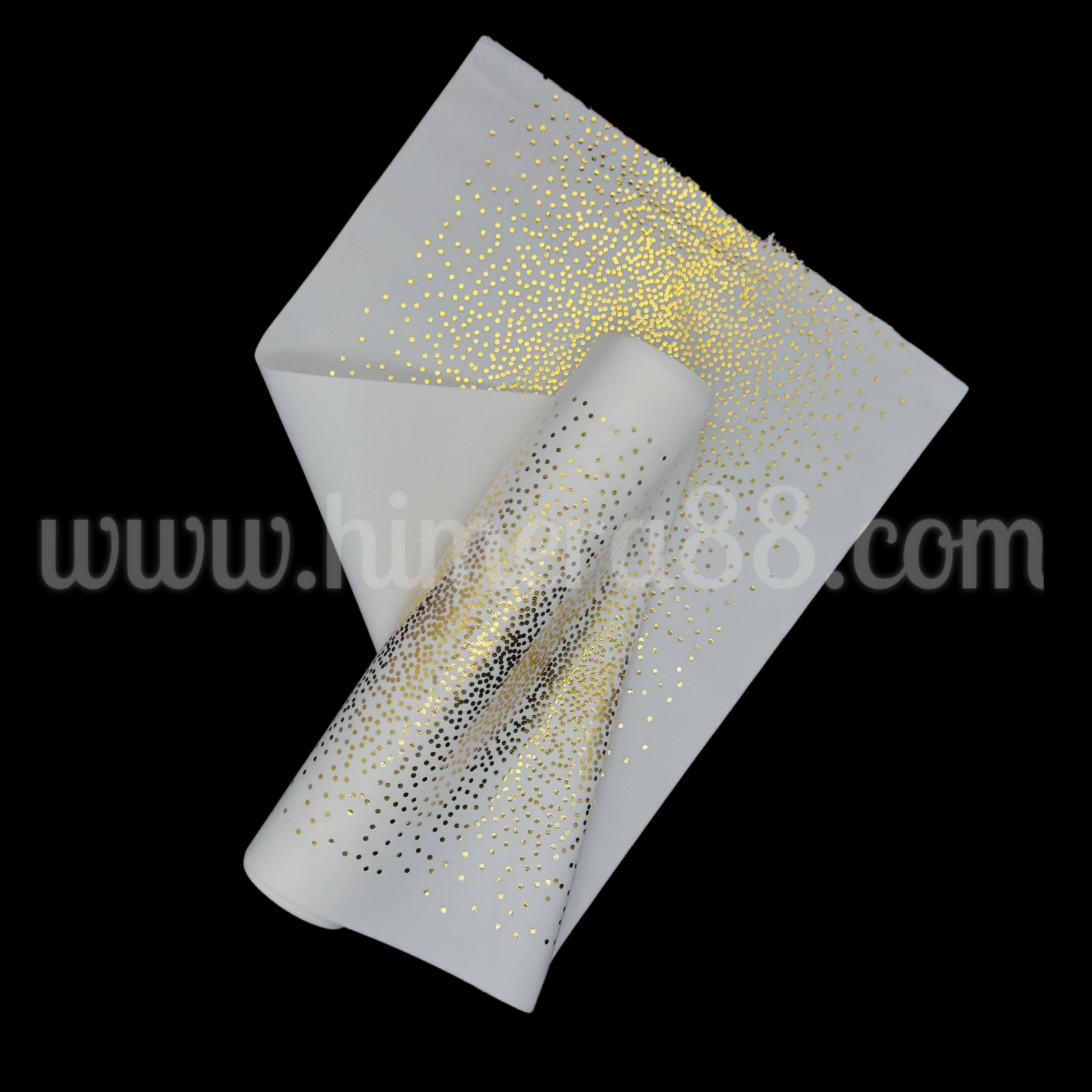 Бял пплюш Gold Dot 28cm/3y - изглед 1