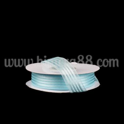 Органзена панделка райе 1.8см Baby Blue