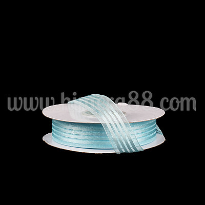 Органзена панделка райе 1.8см Baby Blue