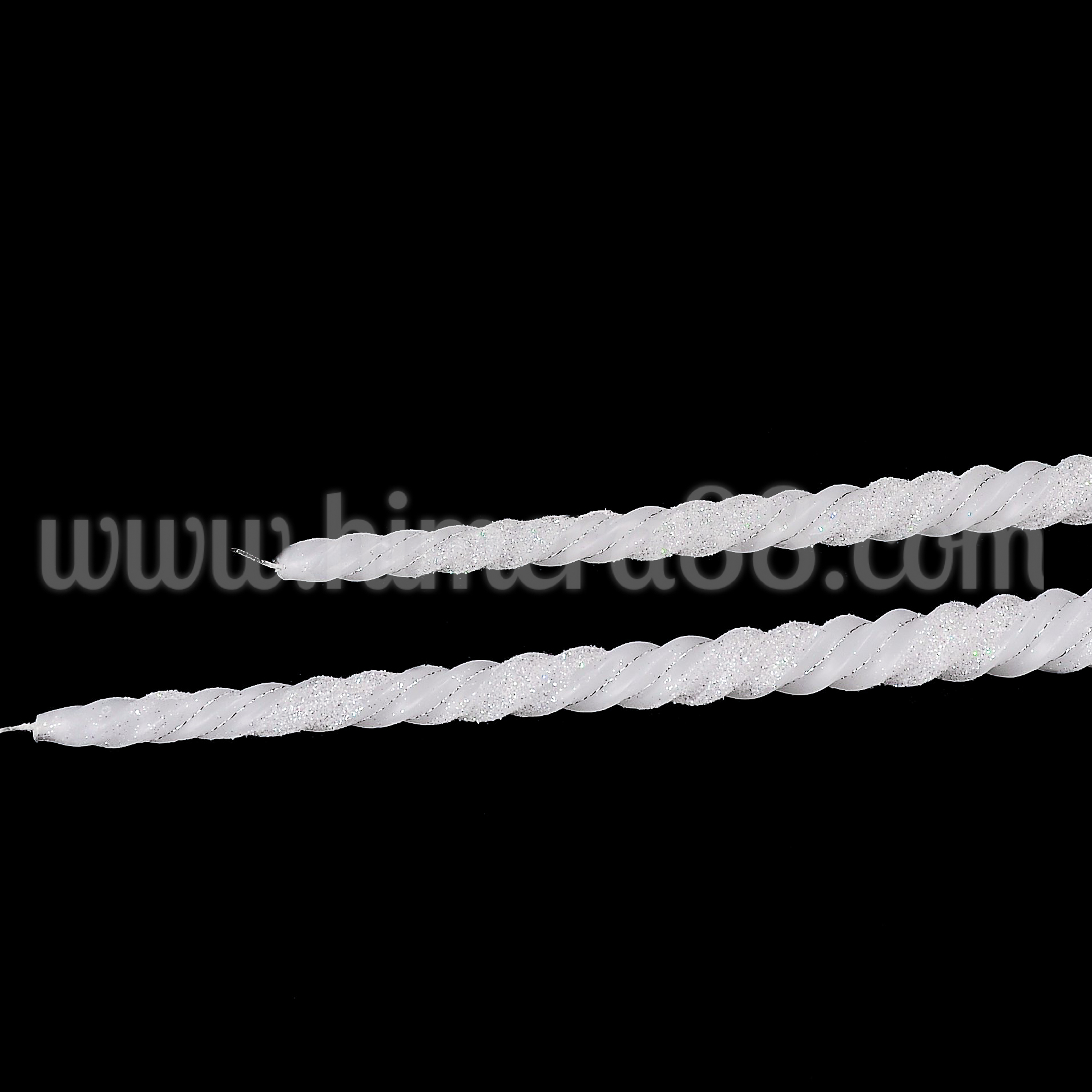 Ритуални свещи к-т 40см №2 Silver - изглед 1