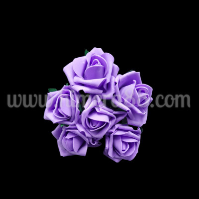Роза фоам на тел 6СМ/72БР PURPLE