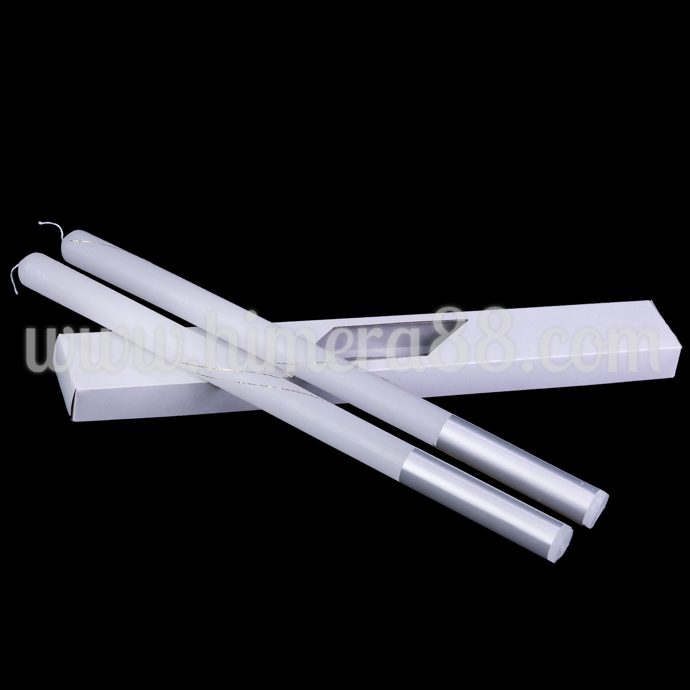 Ритуални свещи к-т 40см №16 Gold - изглед 1