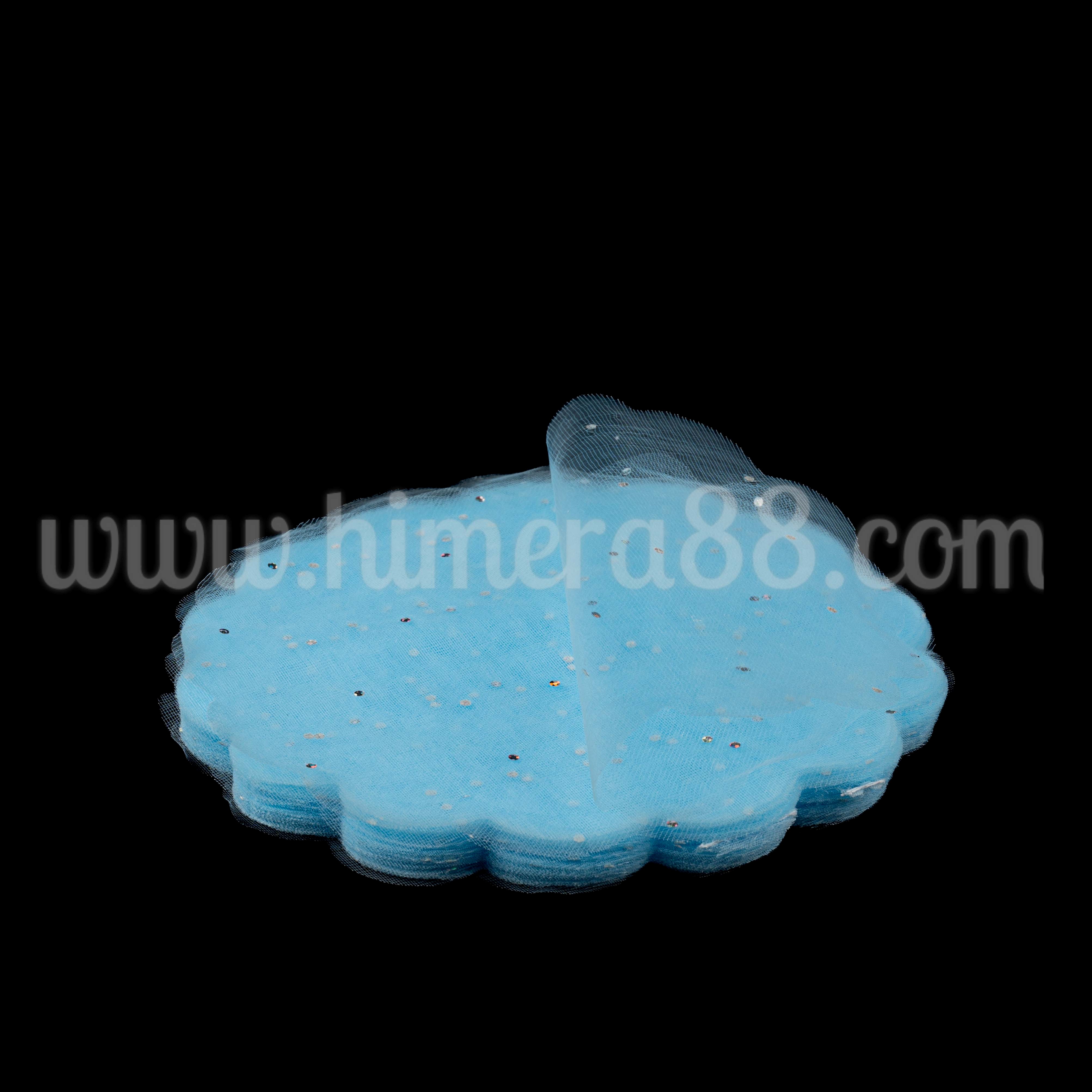Тюлчета с точки 18см/100бр Baby Blue - изглед 1