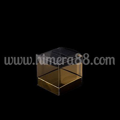 Прозрачна кутия 5см*5см GOLD