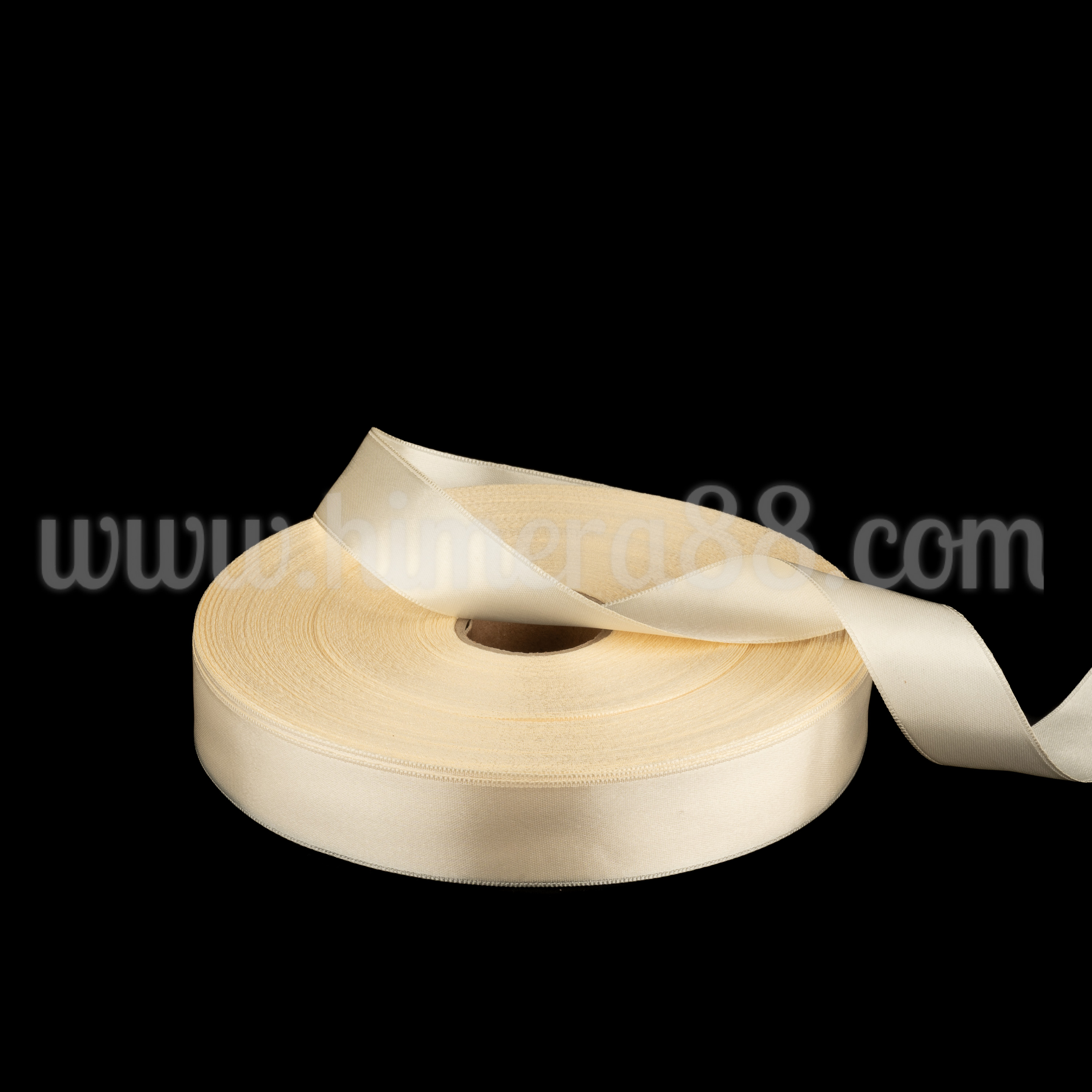 Сатен лента 3cm / 100m Ecru - изглед 1