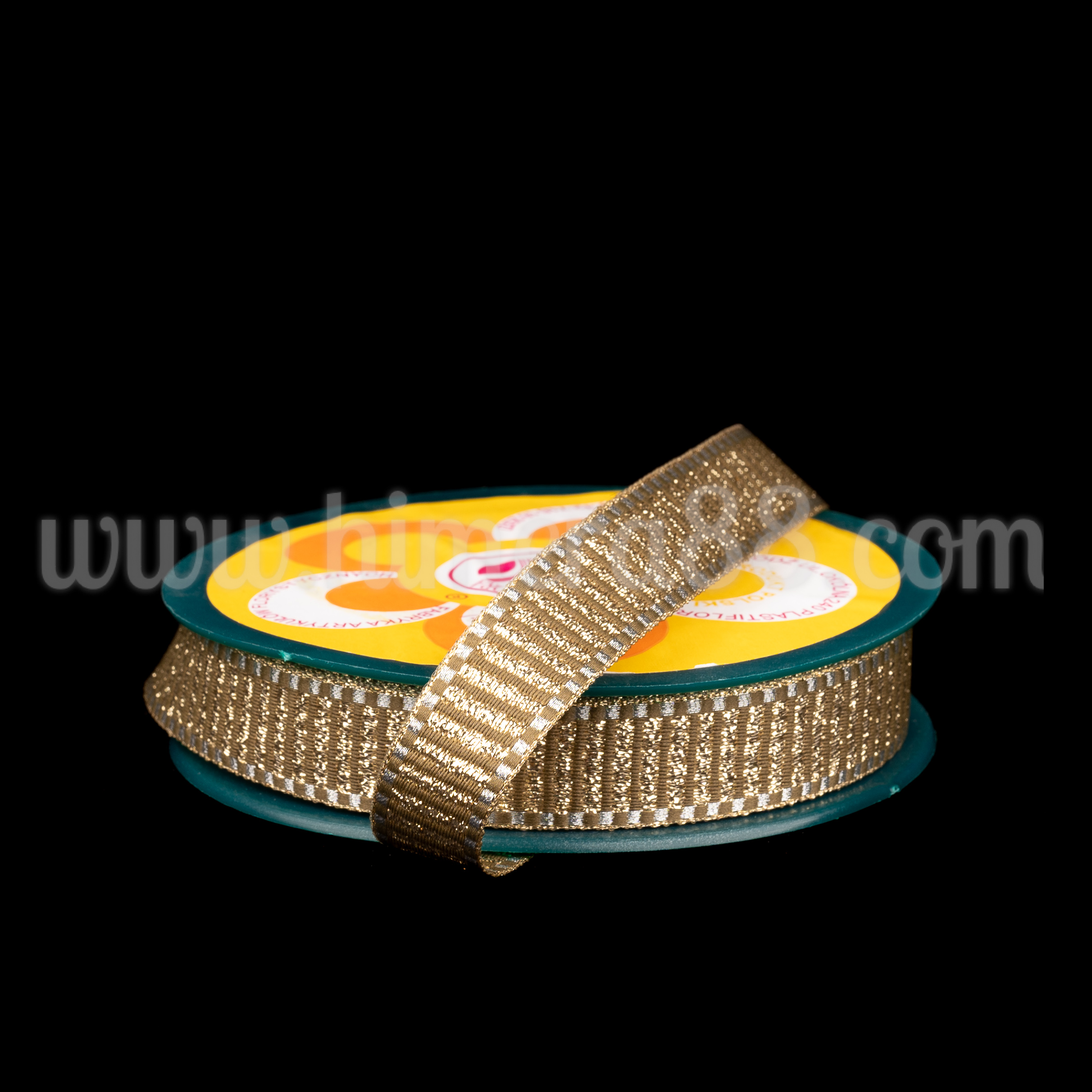 Рипсена панделка Gold Fiber 1.8cm/10m - изглед 1